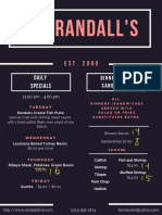Randall's Live Menu Denver