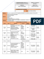 SST-HSEQ-41 Plan de Auditoria