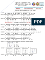 Grade 9 Math Exam 2nd FINAL PDF