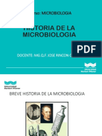 Historia de La Microbiologia