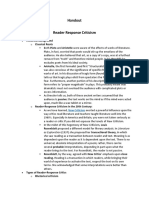 Reader Response Theory PDF