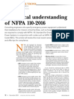 A Practical Understanding of NFPA 110 - 2016