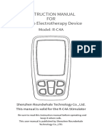 Instruction Manual FOR Combo Electrotherapy Device: Model: R-C4A