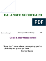 Balanced Scorecard: Business Strategy I 10. Management Tools in Strategy 1/15