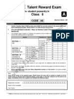 FTRE Class 8 Sample Paper-2 2013