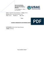 CUADRO COMPARATIVO DE PRUEBAS OBJETIVAS Marco Ujpan PDF