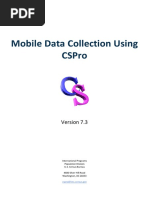 CSPro Mobile Workshop