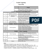 Syllabus - BSCS 611 Parallel Computing