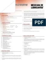 Hoja Seguridad - Hidraulico MH-150 PDF