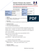 FICA - CIME - Lab - 03 - Robótica - Robot Mitsubishi RV-2F PDF