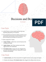 Decisions and Desire: - by Group 4