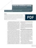 Contemporary Perioperative Haemodynamic Monitoring