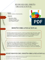 Dimensiones Del Diseño Organizacional