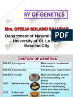 History of Genetics-1