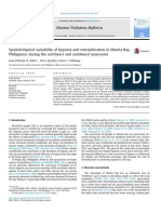 Sotto Et Al. 2014 - Spatiotemporal Variablility of Hypoxia and Eutrophication in Manila Bay, Philippines During The Northeast and Southwest Monsoons