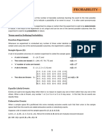 Probability: Terms Used in Defining Probability: Random Experiment