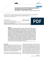 Protocol Streamlined Floral Dip Arabidopsis