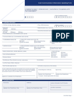 Cash Card Updating Form Legal Fillable 5 Pages