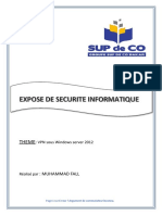 Expose de Securite Informatique