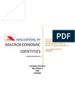 Macroeconomic Identities: Courses Offered: Rbi Grade B Sebi Nabard