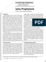 Migraine Prophylaxis: Principles, Goals and Drug Therapy