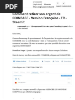 Comment Retirer Son Argent de COINBASE - Version Française - FR - Steemit - Steemit