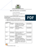 Course Outline Financial Accounting