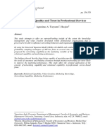 Networking Quality and Trust in Professional Services: Agustinus A. Toryanto, Hasyim