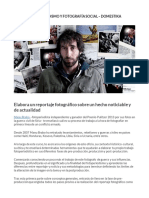 Fotoperiodismo y Fotografía Social - Domestika