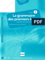 La Grammaire Des Premiers Temps Vol 2 - Corrig