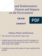 CE-418-Lecture 6-EROSION