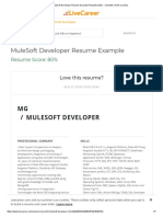 Mulesoft Developer Resume Example Republic Bank - Charlotte, North Carolina PDF