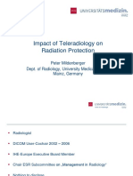 Impact of Teleradiology On Radiation Protection