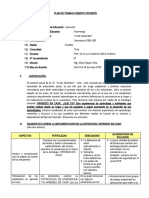 Plan de Trabajo Remoto Docente