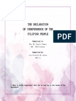Santos, Aira Kristelle M. - The Declaration of Indepence of The Filipino People