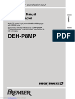 Deh-P8Mp: Operation Manual Mode Demploi