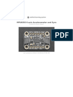 MPU6050 6-Axis Accelerometer and Gyro: Created by Bryan Siepert