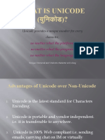 What Is Unicode (युनिनकोड) ?: Unicode provides a unique number for every character,