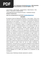 Articulo en Preparacion Sobre Cria de Ranitomeya Reiiculata.