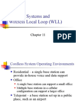 Cordless Systems and Wireless Local Loop (WLL)