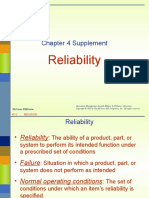 Reliability: Chapter 4 Supplement