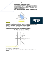 PARABOLA - GEOMETRIA ANALÍTICA-Ejercicios