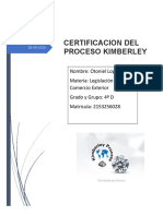 Certificación Del Proceso Kimberley