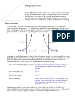 Changing From Exponential To Logarithmic Form: Different Forms?