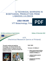 Overcoming Technical Barriers in Bioethanol Production From Lignocellulosics