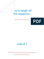 How To Laugh Off The Recession