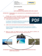 Patrick Rodriguez 3° Semana 25 Día 1 y Día 5 - ¿Cómo Podemos Mitigar La Contaminación Por Plástico de Los Ríos o Mares