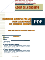 Requisitos de Agregados para Concreto