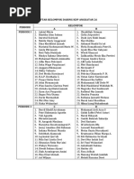 Daftar Kelompok Daring KDP Angkatan 26 Periode Kelompok A B Periode I