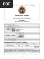 0 Silabus Analisis Matematico 2 PDF